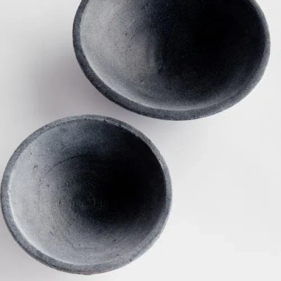 Napa Home & Garden Cedric Decorative Bowls Set Of 2 In Black