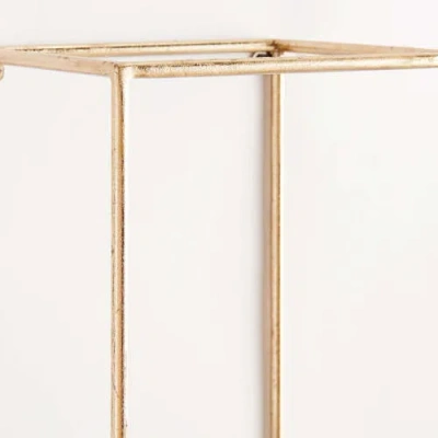 Napa Home & Garden Duncan Mirrored Wall Shelves Set Of 4 In Gold