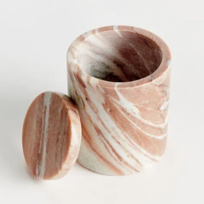 Napa Home & Garden Jaqueline Round Lidded Box Tall In Brown