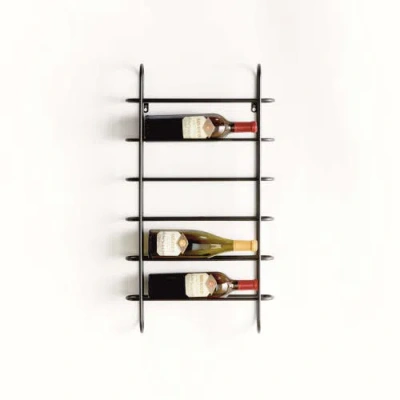 Napa Home & Garden Yountville 6-bottle Wine Rack In Black