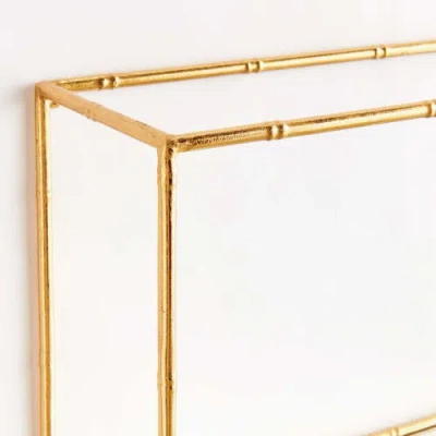 Napa Home & Garden Daphne Mirrored Wall Shelves Set Of 3 In Gold