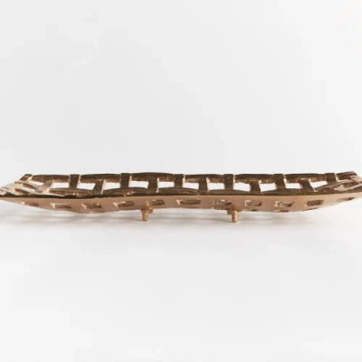 Napa Home & Garden Lopa Decorative Rectangular Tray In Gold