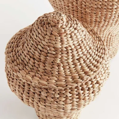 Napa Home & Garden Water Hyacinth Ginger Jars, Set Of 2 In Brown