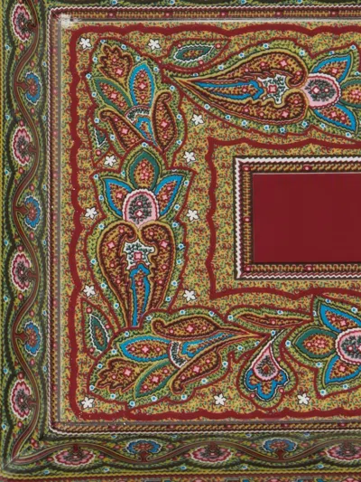 Etro Home ペイズリートレイ 20cm X 16cm X 4xm In Multi