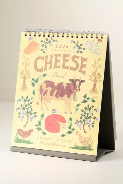 Rifle Paper Co 2026 Cheese Desk Calendar In Multi