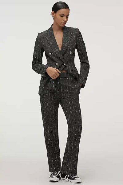 Derek Lam 10 Crosby Reagan Mini Stud Detail Pants In Black