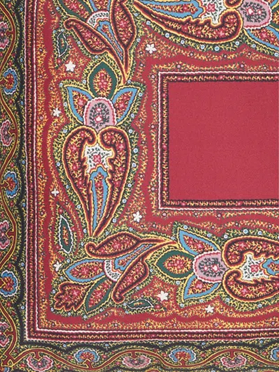 Etro Home プリント シルククッション 45cm X 45cm