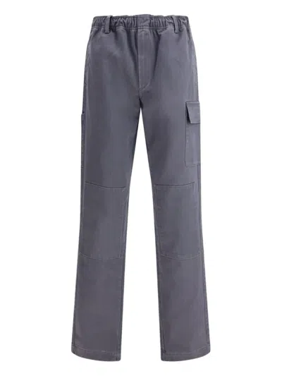 Gr10k Washed Ash Grey Cargo Pants With Utility Pockets In Gray