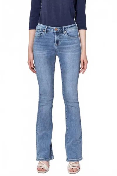 Dear John Denim Jaxtyn Bootcut Mid Rise Jean In Lovelle In Blue