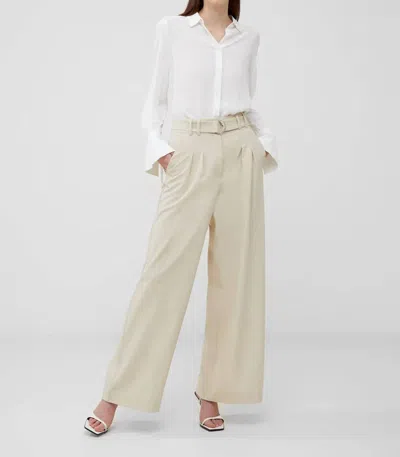 French Connection Everly Suiting Trouser In Oyster Gray In Multi