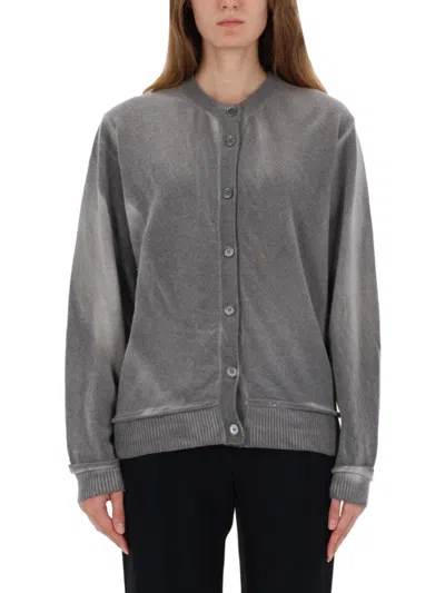 Our Legacy Relaxed-fit Merino Wool Cardigan With Button-down Closure In Gray