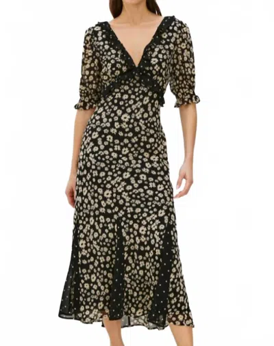 Rails Annmarie Dress In Daisy Dot Combo In Black