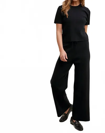 Wishlist Carrillo Wide Leg Pants In Black In Black