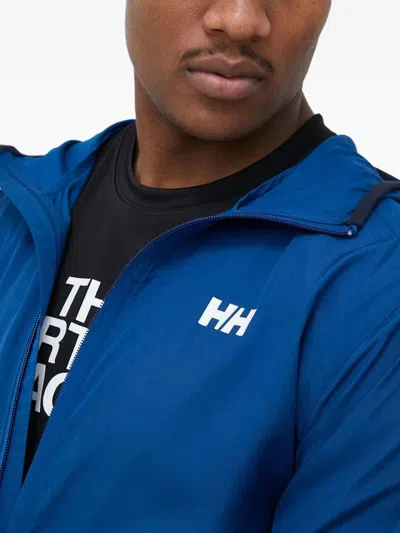 Helly Hansen Zipp Hooded Jacket In Blue