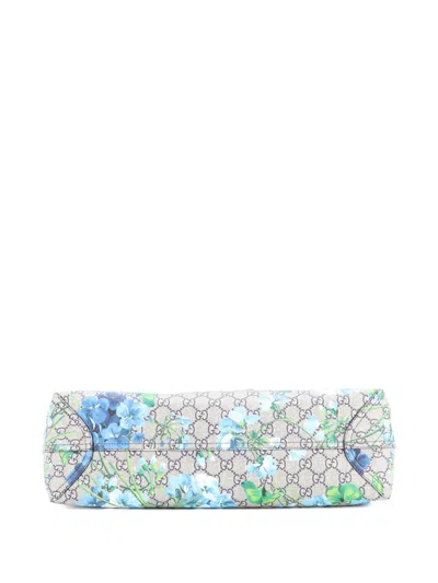 Pre-owned Gucci Reversible Blooms Gg Print Leather Medium Tote Bag