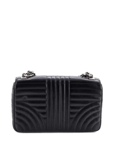 Pre-owned Prada Chain Flap Shoulder Bag Diagramme Quilted Leather Medium Crossbody Bag