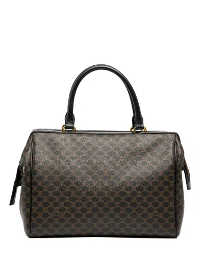 Pre-owned Celine 1996 Macadam Coated Canvas Handbag