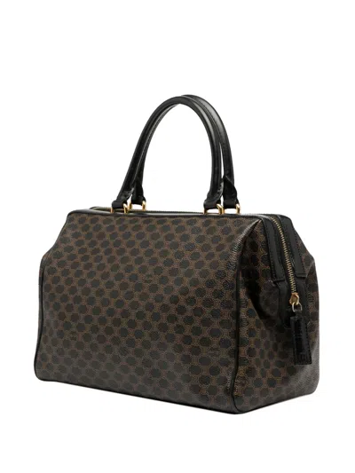 Pre-owned Celine 1996 Macadam Coated Canvas Handbag