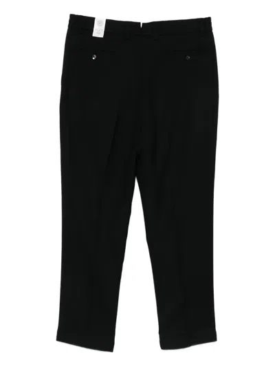 Luigi Bianchi Mantova Pleat-detail Trousers In Black