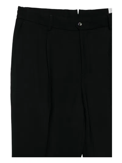 Luigi Bianchi Mantova Pleat-detail Trousers In Black