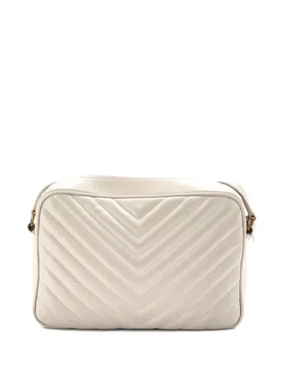 Pre-owned Saint Laurent Lou Camera Bag Matelasse Chevron Leather Small Crossbody Bag