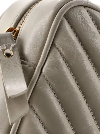 Pre-owned Saint Laurent Lou Camera Bag Matelasse Chevron Leather Small Crossbody Bag