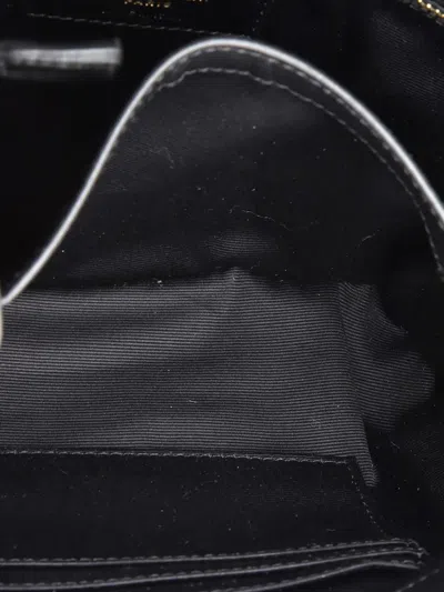 Pre-owned Saint Laurent Loulou Shoulder Bag Matelasse Chevron Suede Toy Crossbody Bag