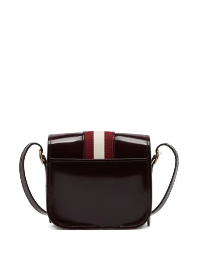 Bally Beckett Crossbody Bag In Burgundy