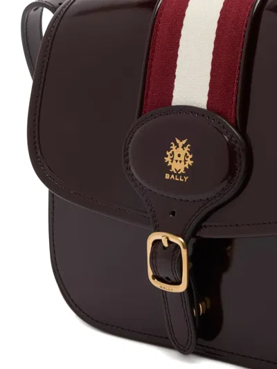 Bally Beckett Crossbody Bag In Burgundy