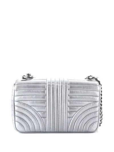 Pre-owned Prada Chain Flap Shoulder Bag Diagramme Quilted Leather Medium Crossbody Bag