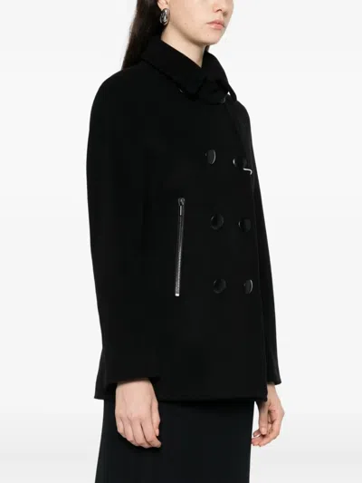 Akris Punto Double-breasted Jacket In Black