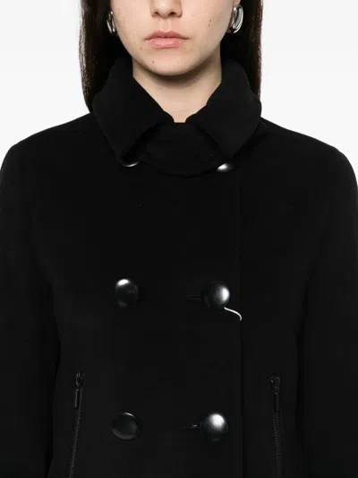 Akris Punto Double-breasted Jacket In Black