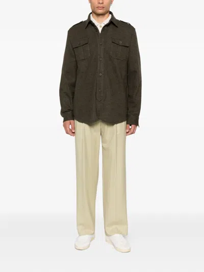 盖袋衬衫式夹克