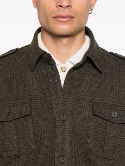 盖袋衬衫式夹克