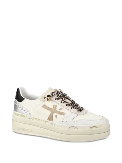 Premiata Platform Leopard-print Sneakers