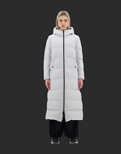 Herno Laminar Quilted Padded Coat In White
