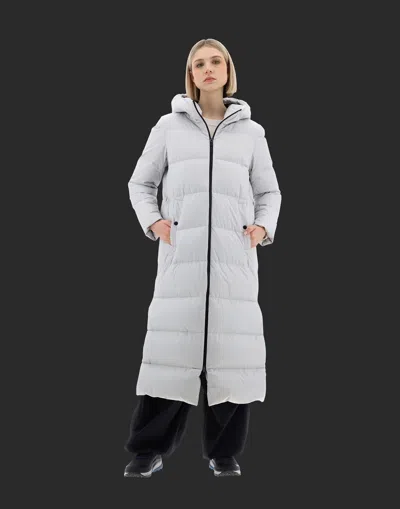 Herno Laminar Quilted Padded Coat In White
