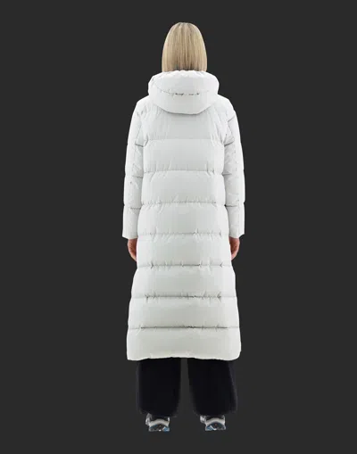 Herno Laminar Quilted Padded Coat In White