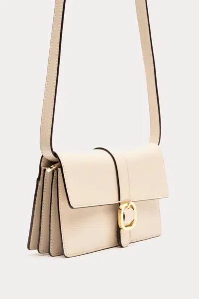 Frances Valentine Women's Accordion Leather Wallet Bag In Beige In Brown