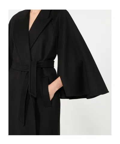 Max Mara Manuela Icon Coat In Black