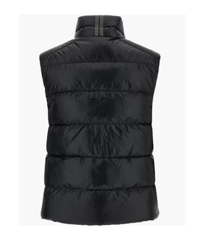 Canada Goose Cypress Quilted Recycled Ripstop Down Vest In Noir