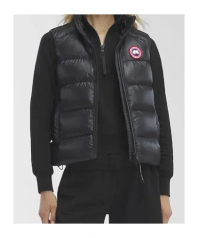 Canada Goose Cypress Quilted Recycled Ripstop Down Vest In Noir