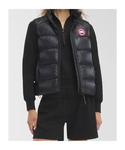 Canada Goose Cypress Quilted Recycled Ripstop Down Vest In Noir