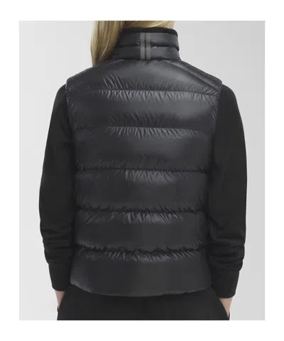 Canada Goose Cypress Quilted Recycled Ripstop Down Vest In Noir