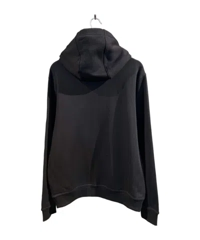 Burberry Drawstring Hooded Sweatshirt In Black