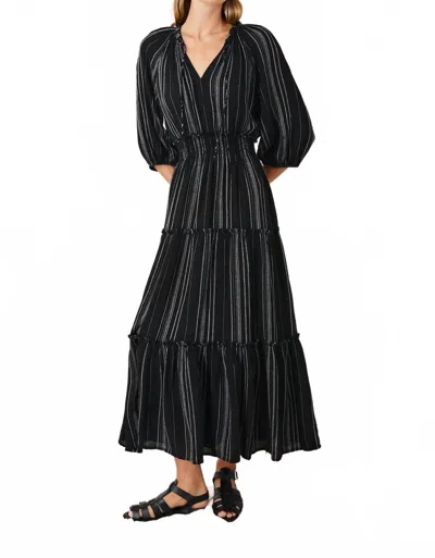 Rails Caterine Maxi Dress In Balboa Stripe In Black