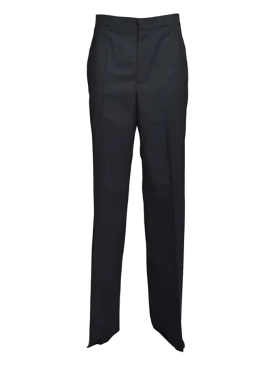 Tagliatore Straight Leg Tailored Pants In Blue