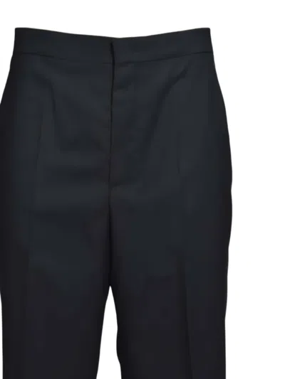 Tagliatore Straight Leg Tailored Pants In Blue