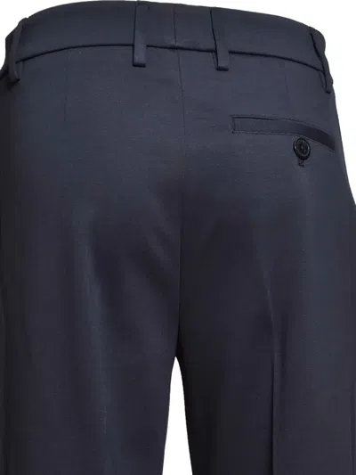 True Royal Buttoned Trousers In Blue