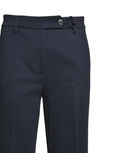 True Royal Buttoned Trousers In Blue